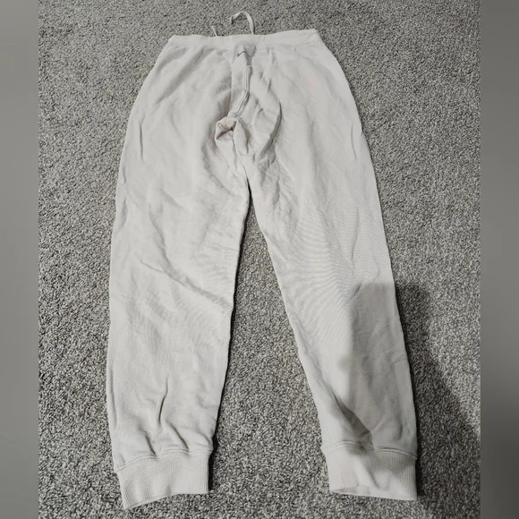 Nike Yoga Neutral Cream Drawstring Joggers, Minor Piling SZ Small - Picture 7 of 7